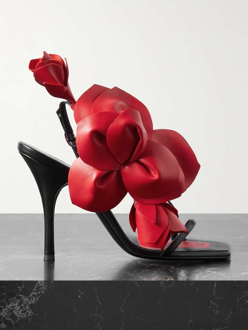 Magda Butrym Embellished Leather Sandals