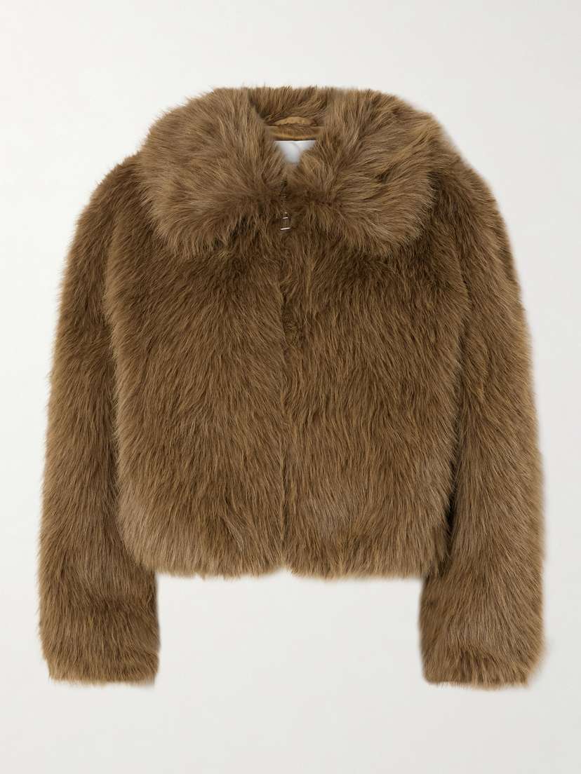 The Frankie Shop Hope Faux Fur Jacket - x large