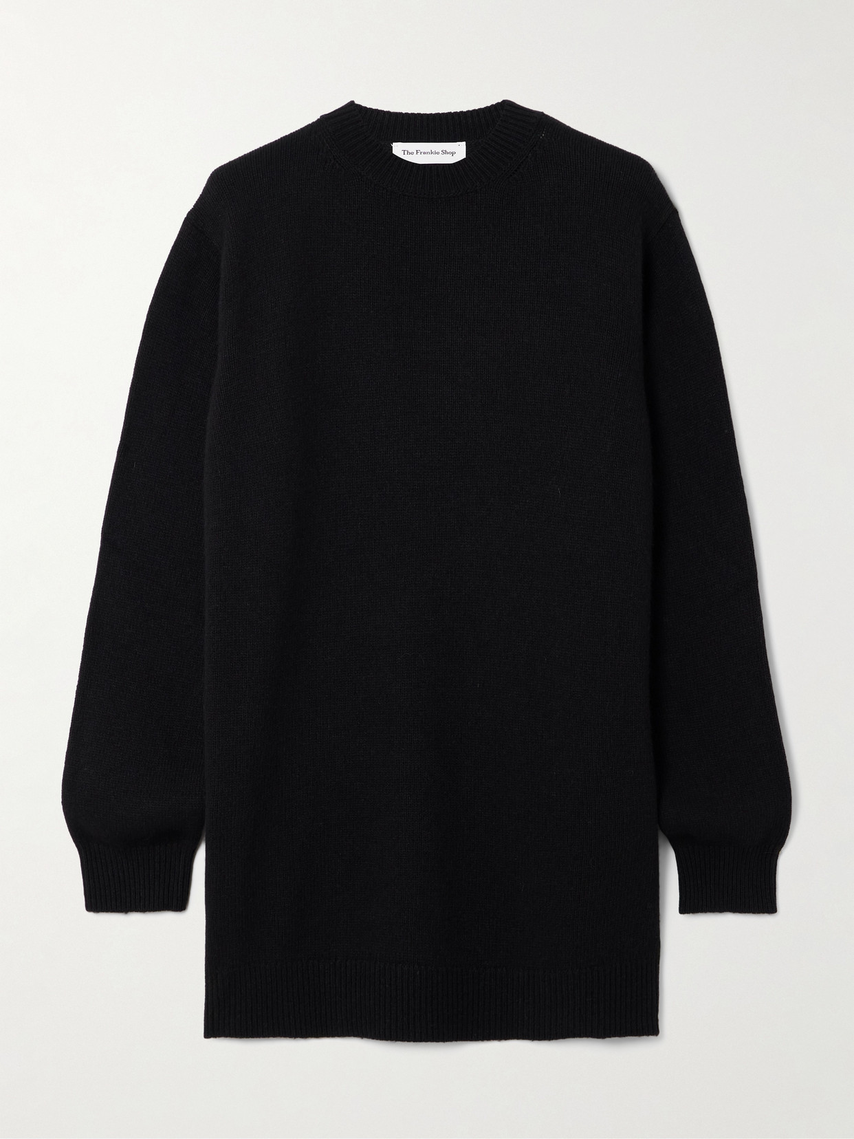 The Frankie Shop - Maxime Knit Mini Sweater Dress - Black