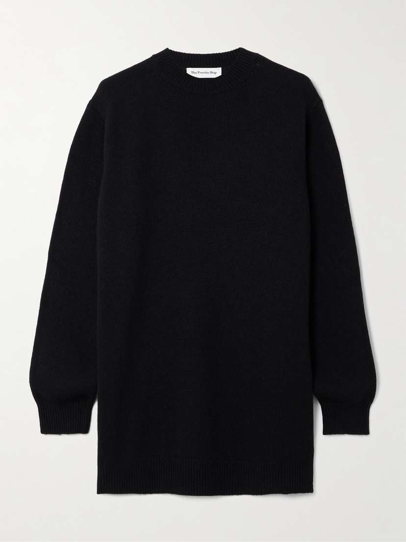 The Frankie Shop Maxime Knit Mini Sweater Dress