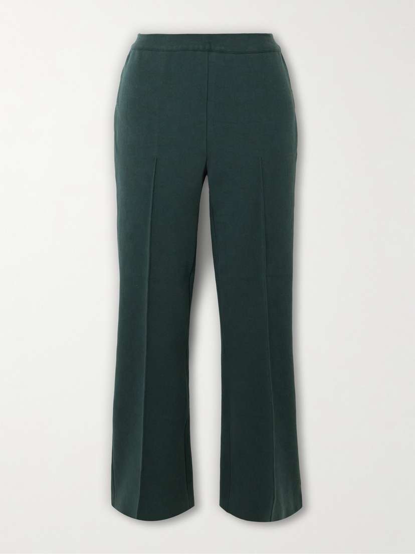 HIGH SPORT Cropped Cotton-blend Slim-leg Pants