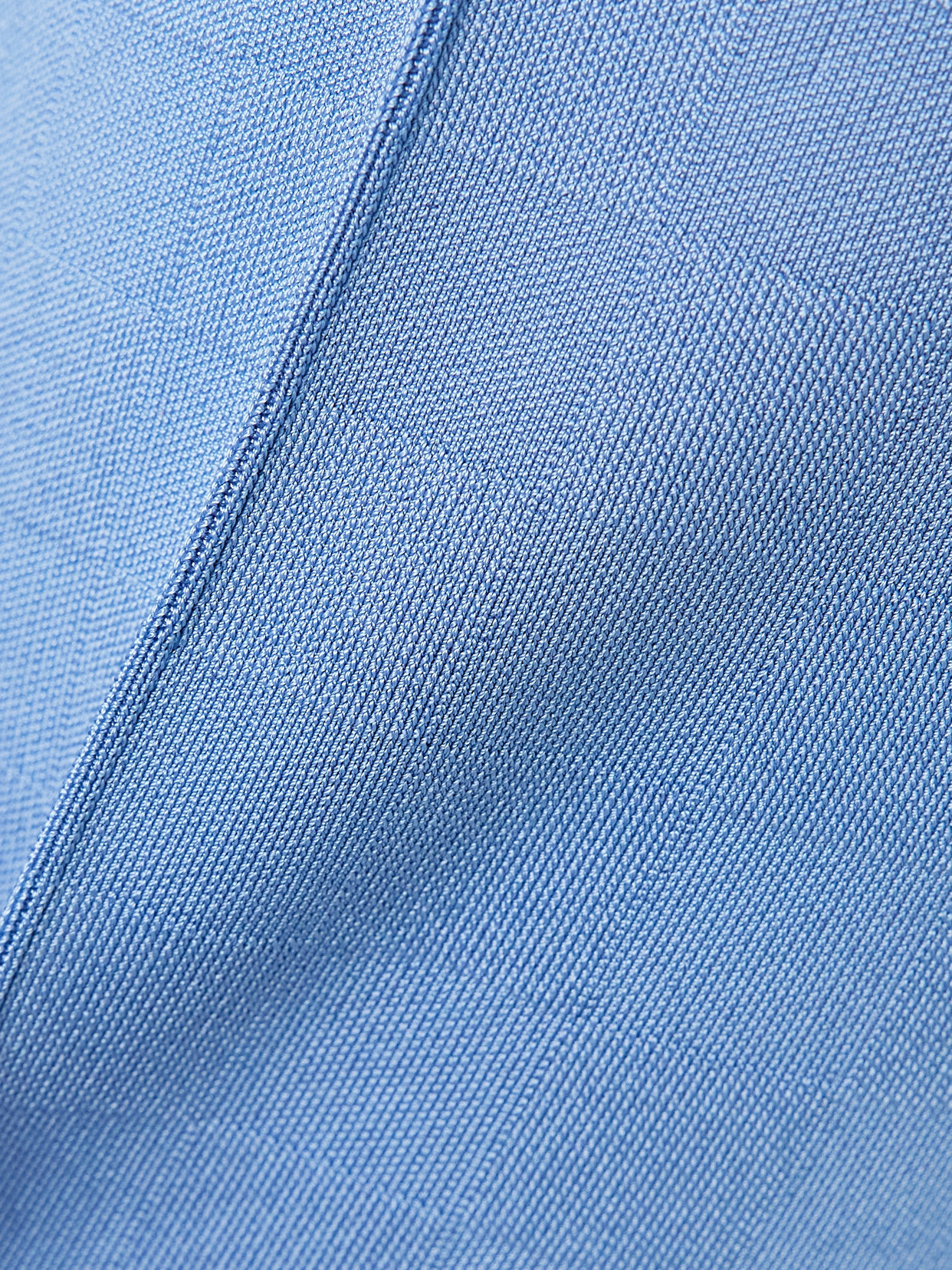High Sport Nsfw Jules Checked Jacquard-knit Slim-leg Pants In Blue