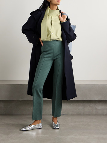 High Sport Long Kick stretch-jacquard flared pants