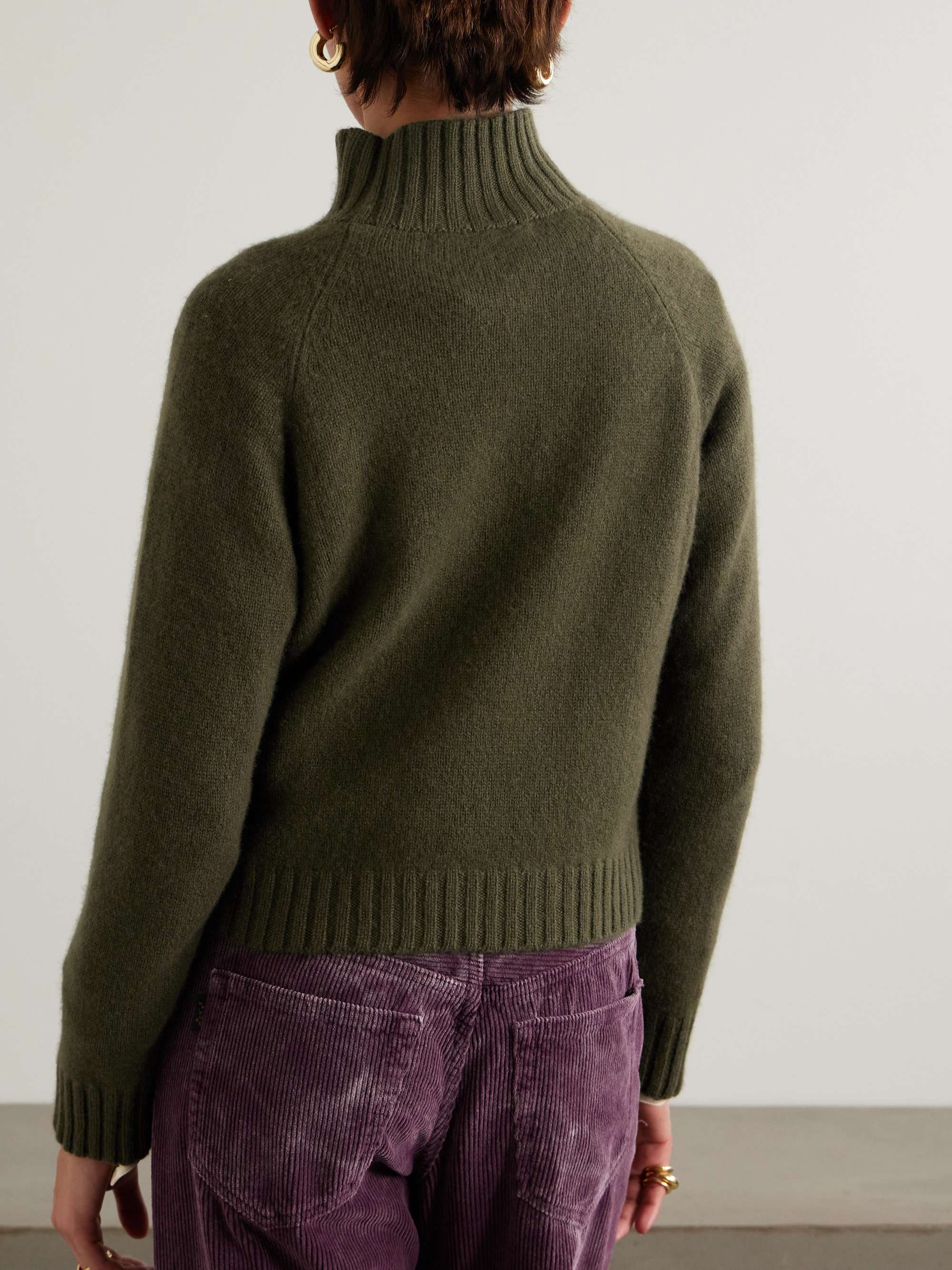 THE ELDER STATESMAN Cashmere turtleneck sweater