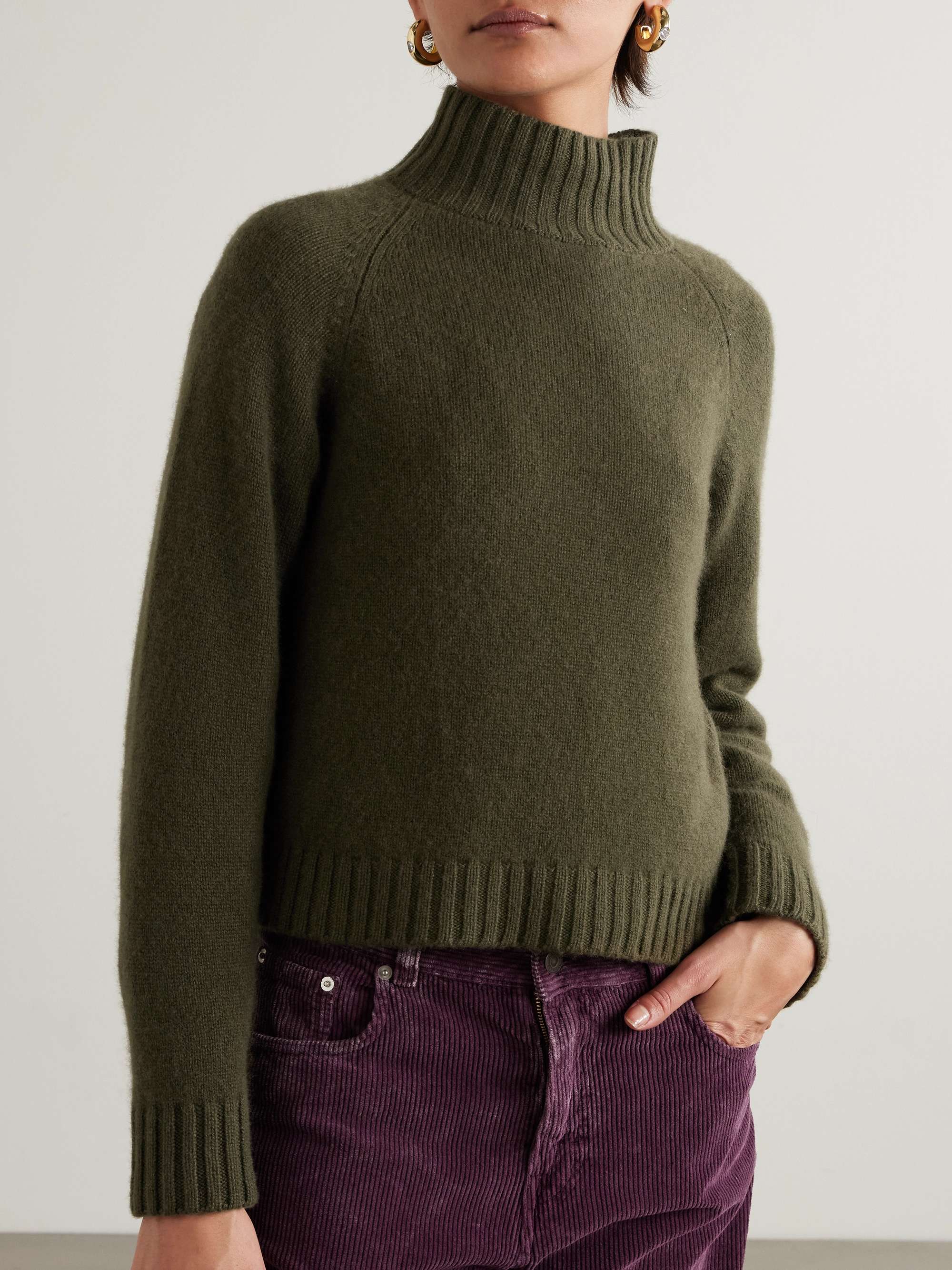 THE ELDER STATESMAN Cashmere turtleneck sweater