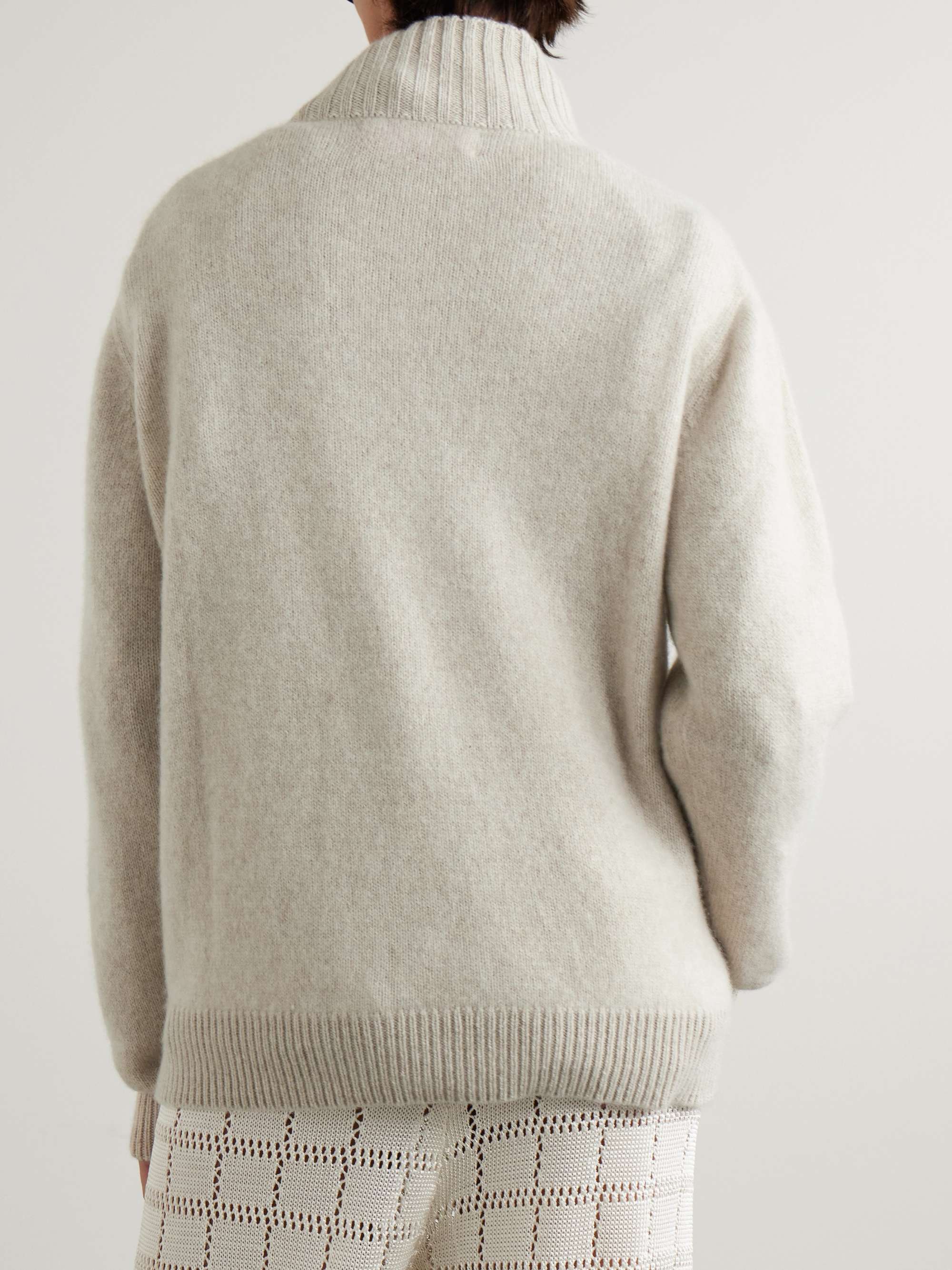THE ELDER STATESMAN Cashmere turtleneck sweater