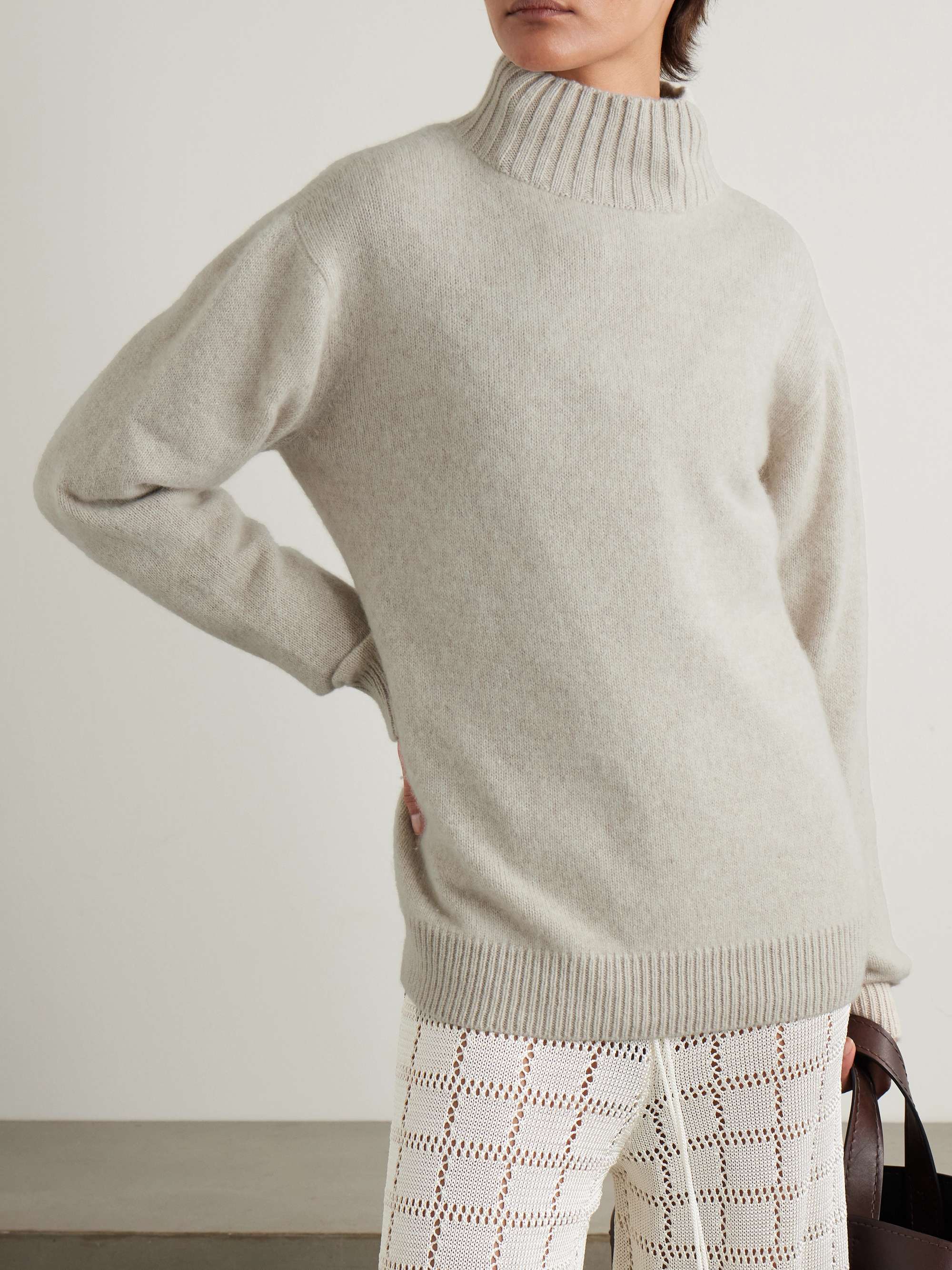 THE ELDER STATESMAN Cashmere turtleneck sweater