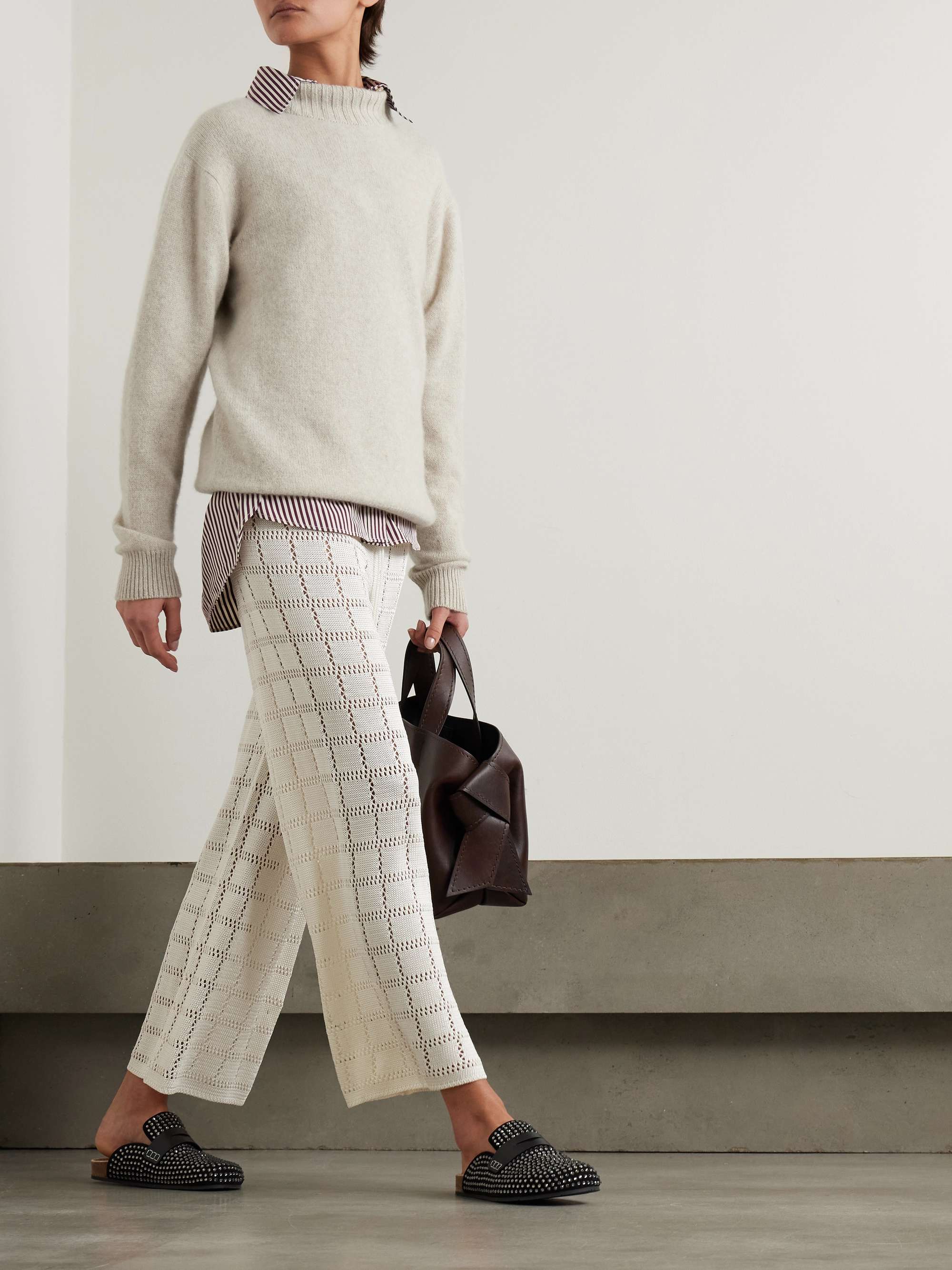 THE ELDER STATESMAN Cashmere turtleneck sweater