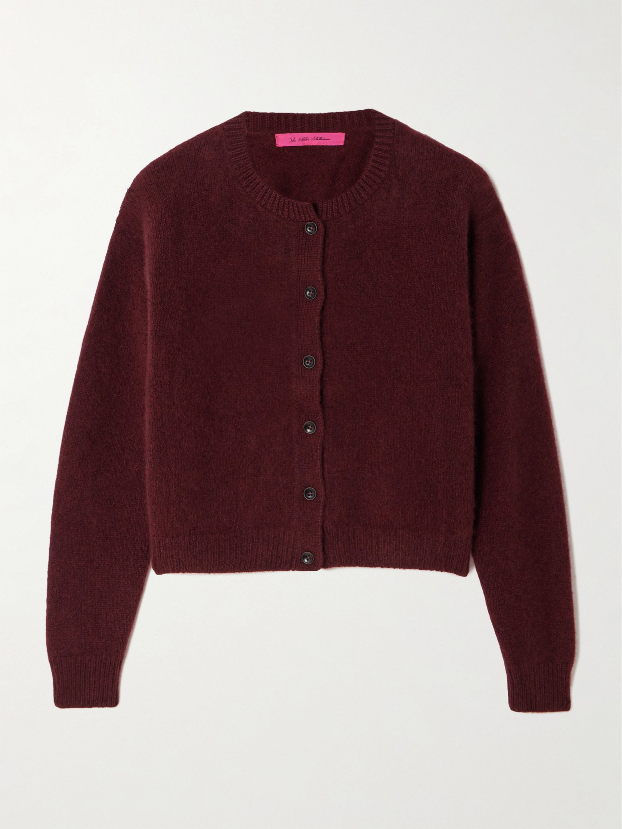The Elder Statesman - Cashmere Cardigan - Burgundy
