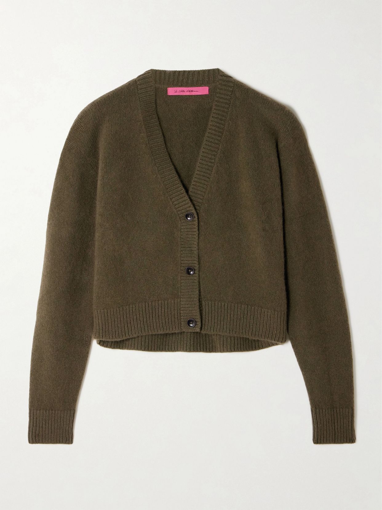 Cashmere cropped cardigan
