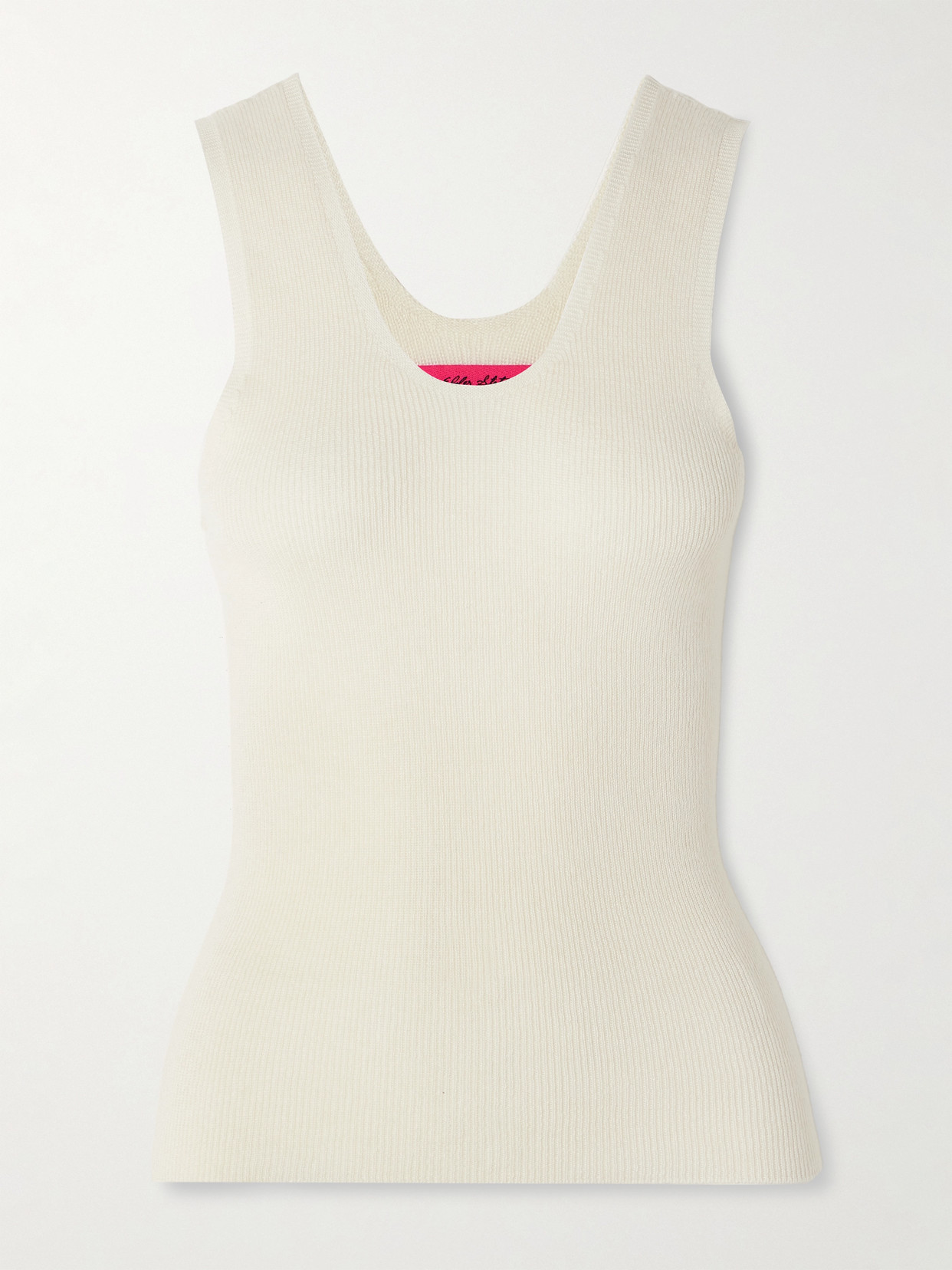 The Elder Statesman - Delicash Cashmere And Silk-blend Tank - White