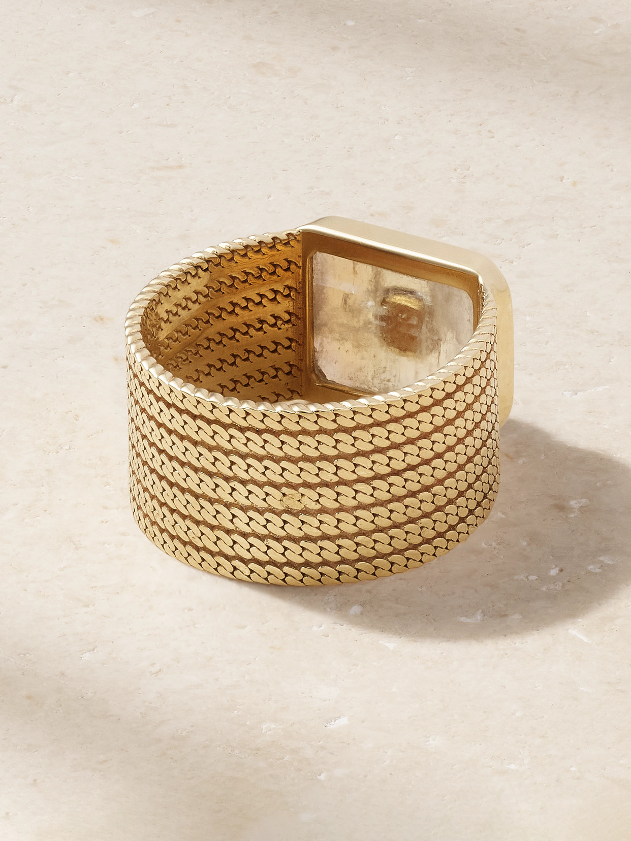 Pascale Monvoisin Anton N°2 9-karat Gold, Moonstone And Opal Ring In Gold