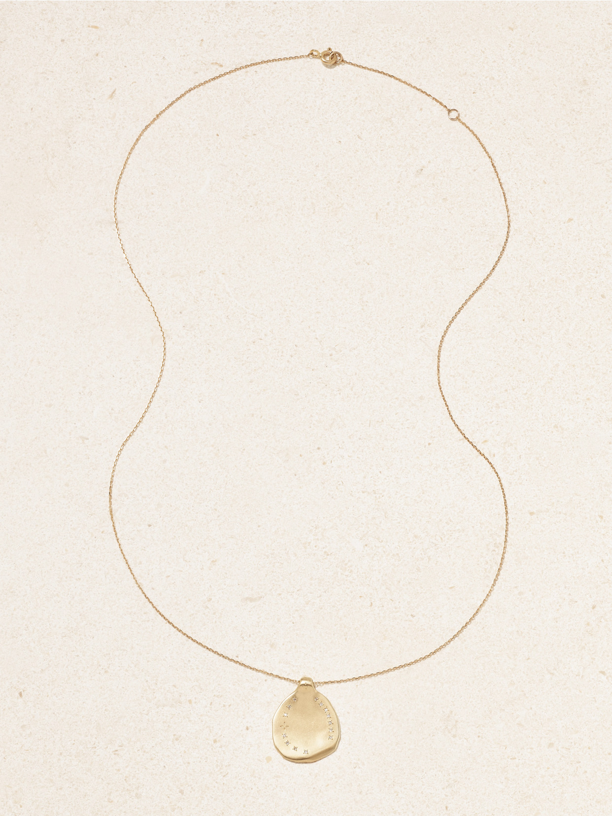 Pascale Monvoisin Rio N°1 9-karat Gold Diamond Necklace In Gold