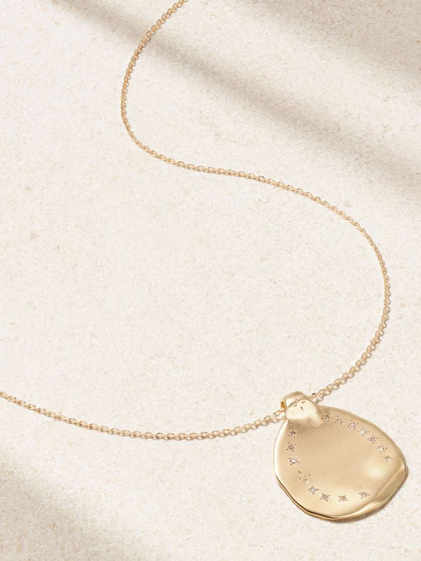 Pascale Monvoisin Rio N°1 9-karat Gold Diamond Necklace