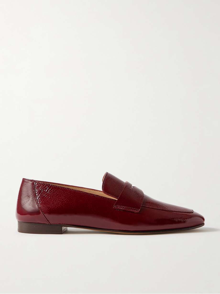 burgundy LE MONDE BERYL Patent-leather loafers