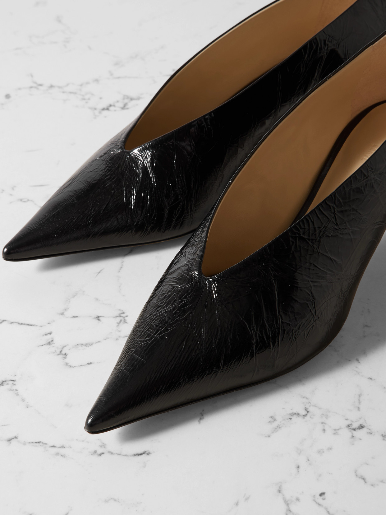 Le Monde Béryl - Babouche 40 Textured Pumps
