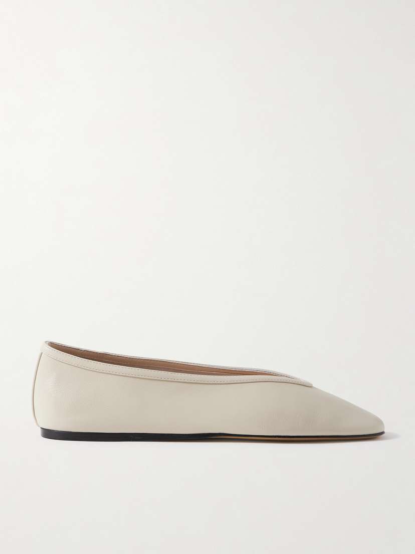 Le Monde Béryl Luna Leather Ballet Flats