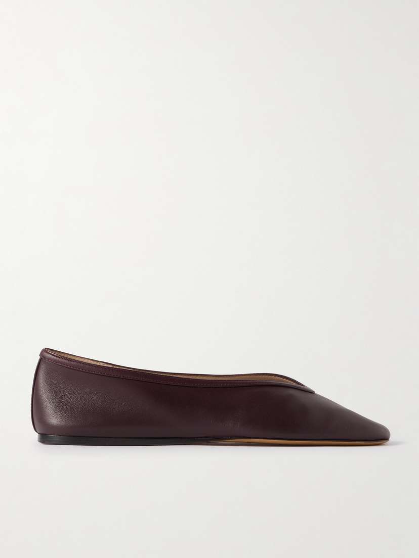 Le Monde Béryl Luna Leather Ballet Flats