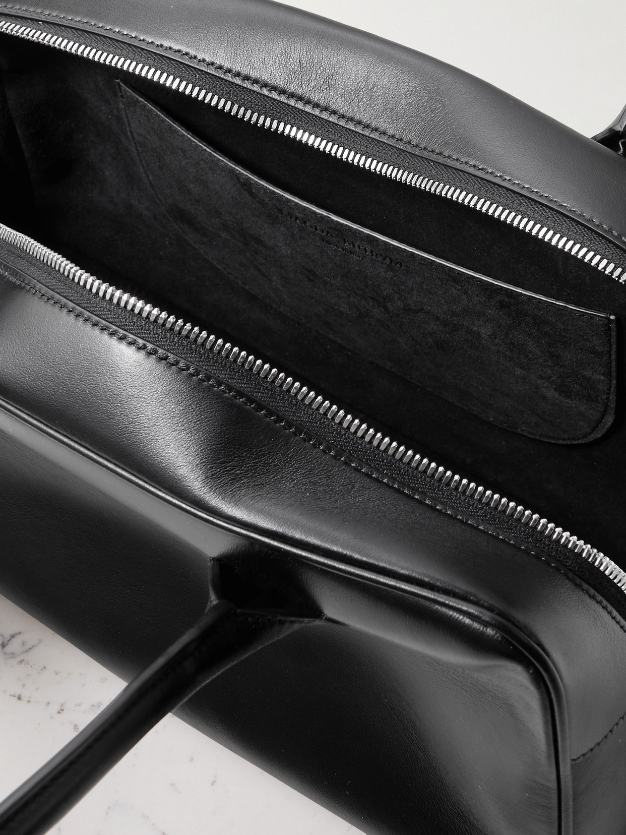 Magda Butrym Appliquéd Leather Tote In Black