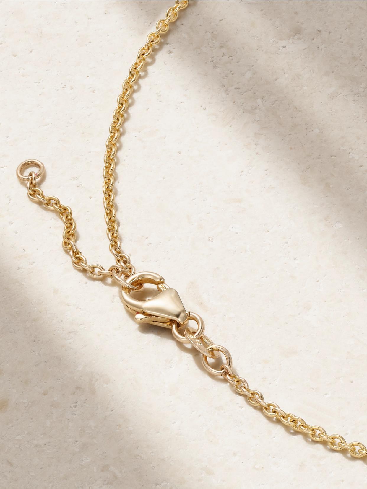 Diane Kordas Evil Eye 14-karat Gold Diamond Anklet In Gold