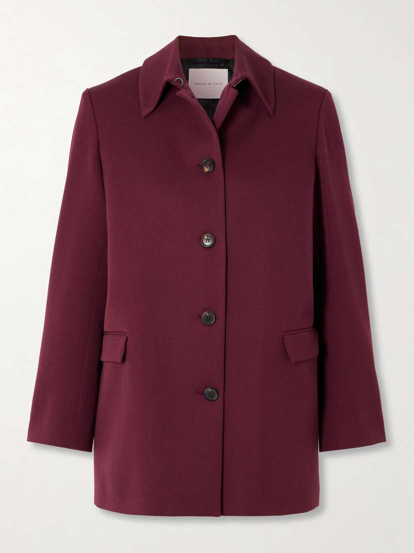 Veronica de Piante Klara Wool-twill Jacket