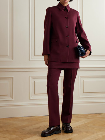 Veronica De Piante Klara wool-twill jacket