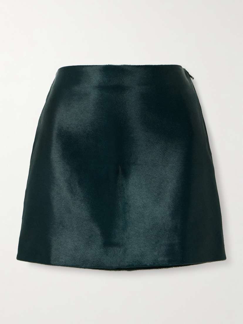 Veronica de Piante Cecily Calf Hair Mini Skirt