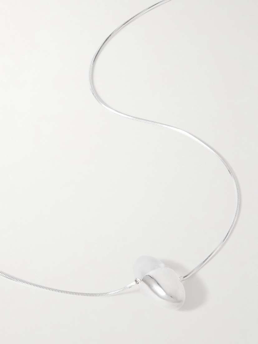 Loren Stewart Ovo Sterling Silver Quartz Necklace