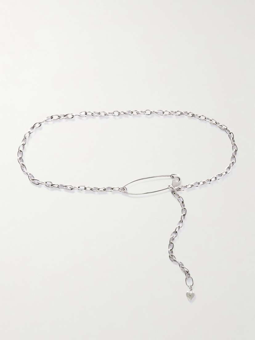 Loren Stewart Safety Pin Sterling Silver Body Chain