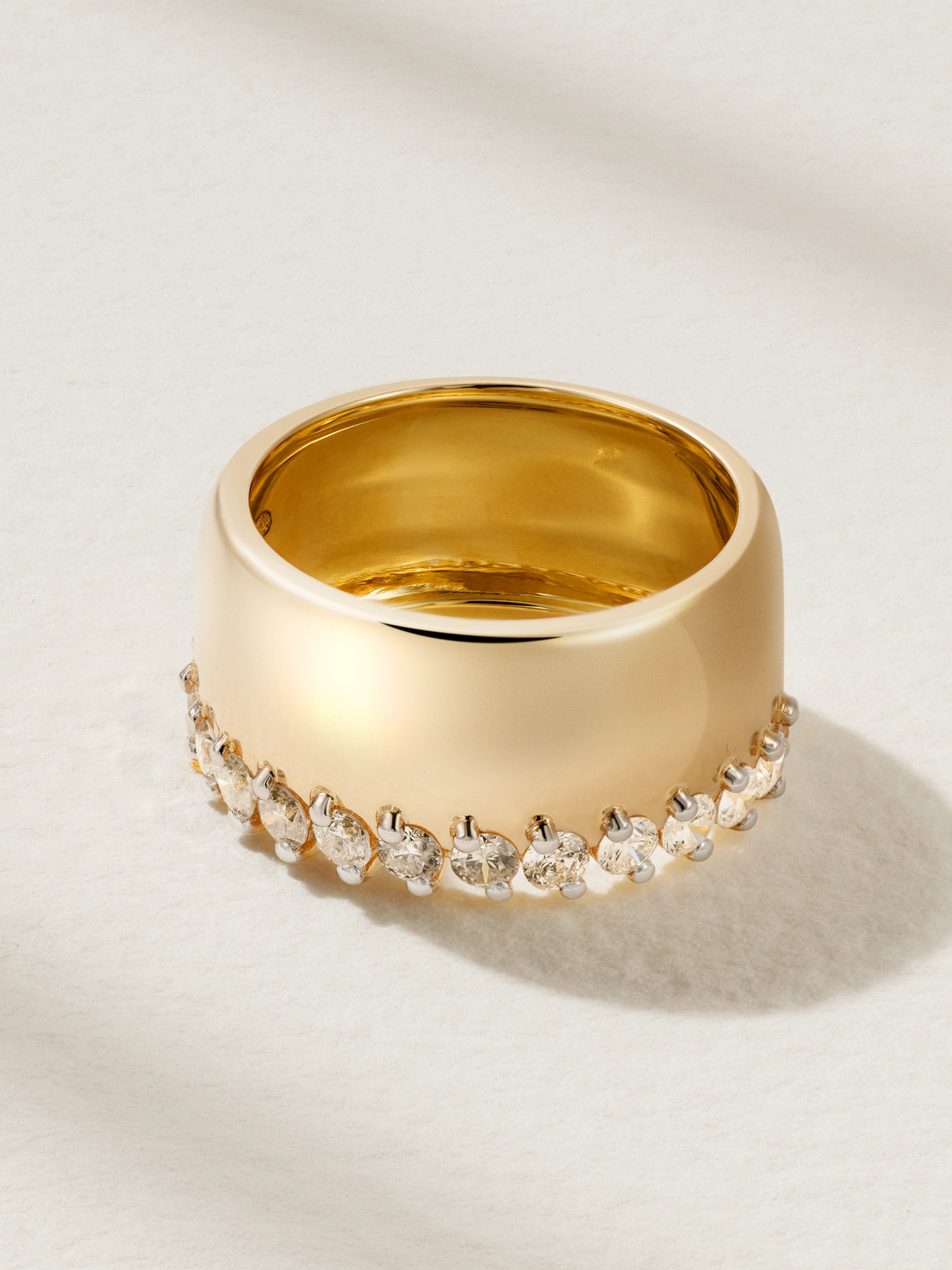 Yvonne Léon - Grignotée 18-karat Gold Diamond Ring - 6