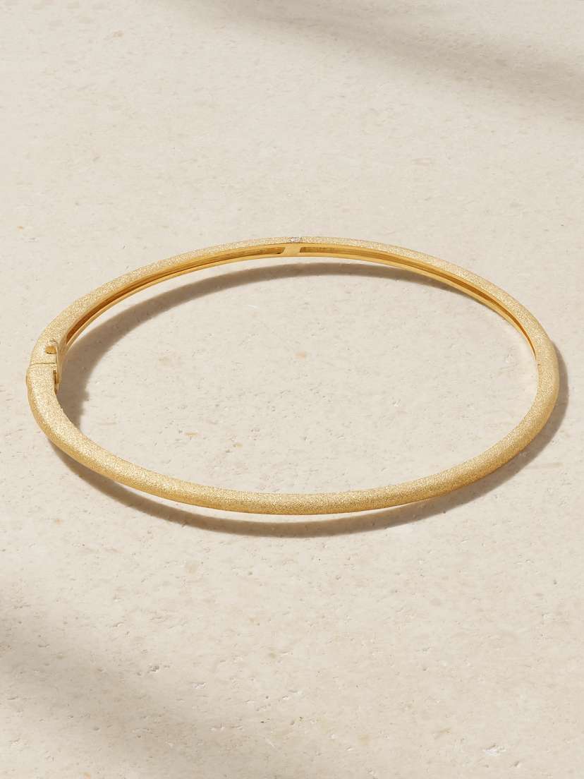 Yvonne Léon Alliance Mini 9-karat Gold Diamond Bracelet