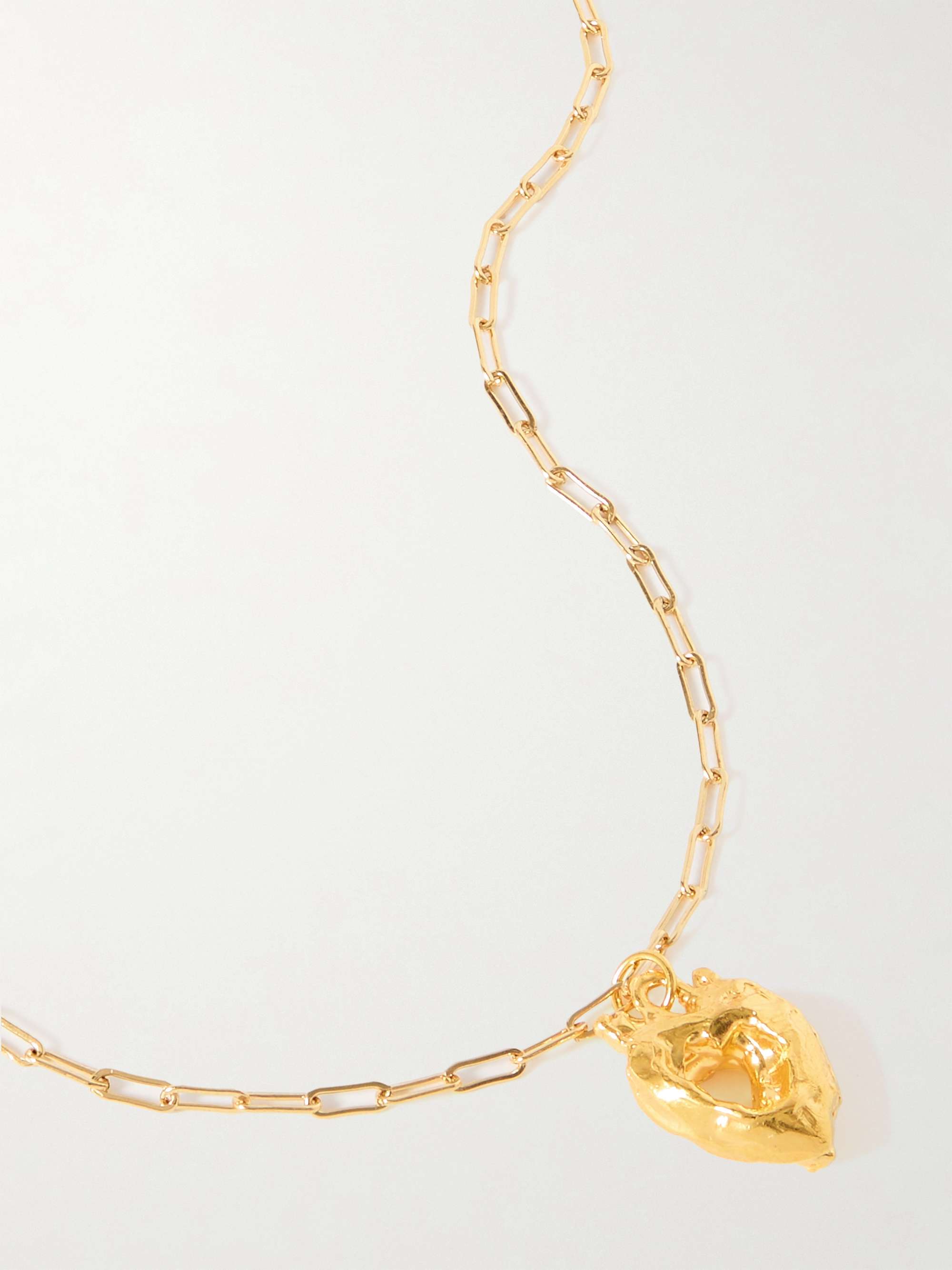 上品スタイル ALIGHIERI The Lovers' Pact gold-plated necklace | NET-A-PORTER イエローゴールド