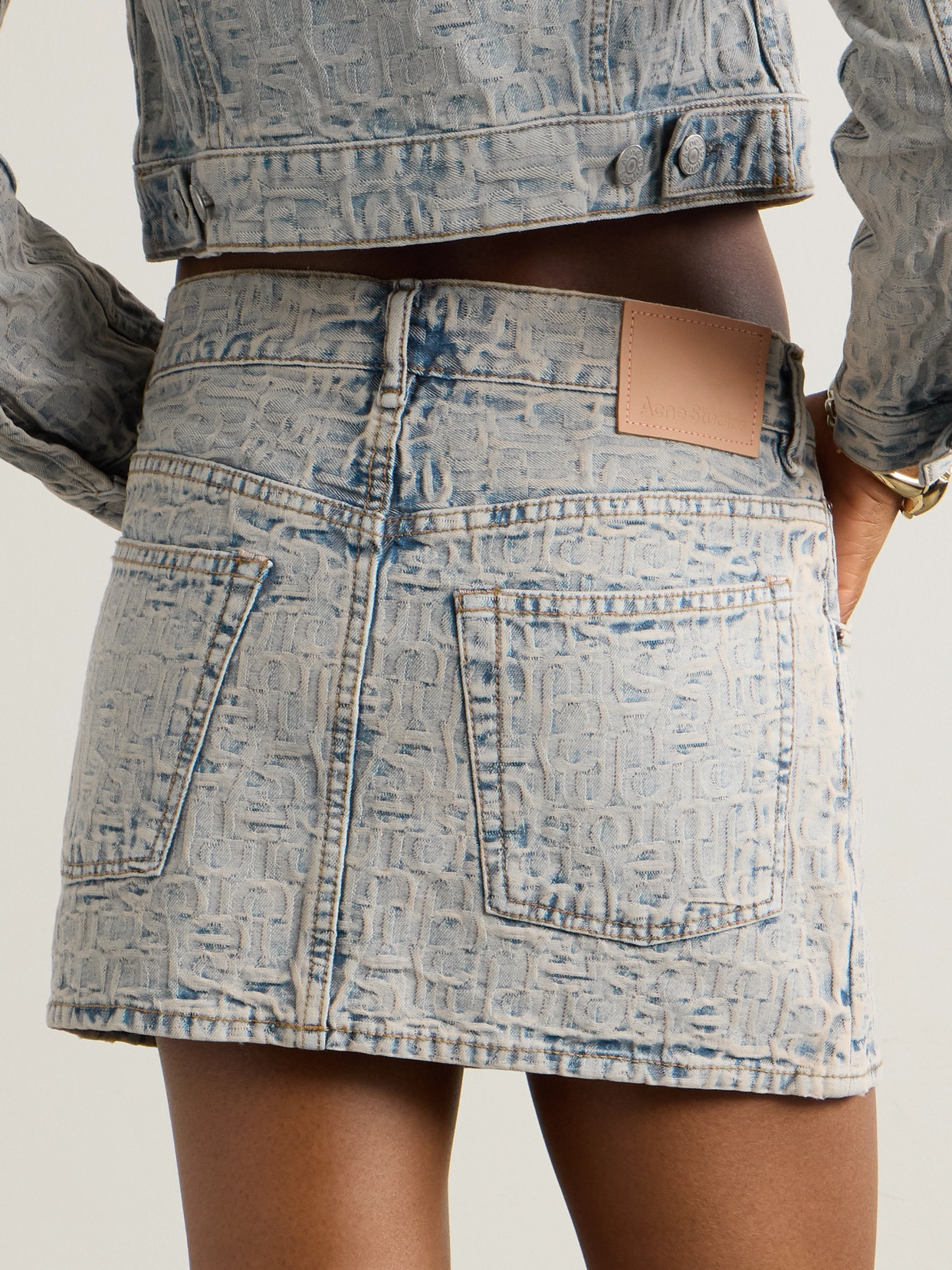 Denim-Jacquard Mini