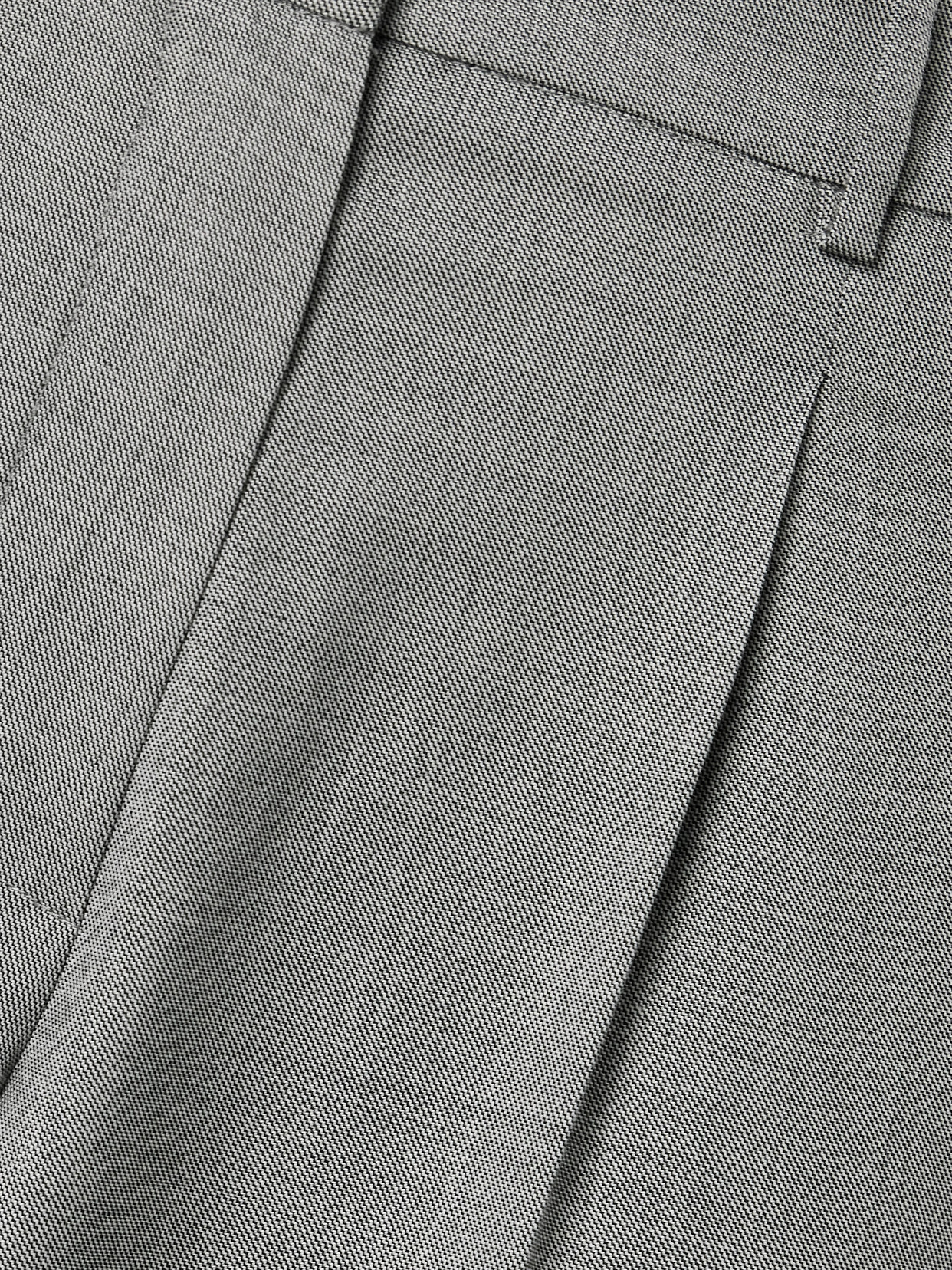 Magda Butrym Wool-blend Tailored Trousers In Gray