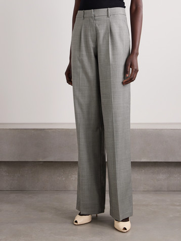 Magda Butrym Pleated wool-blend pants