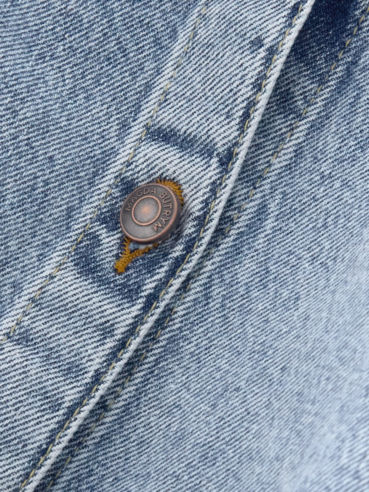 Magda Butrym Denim Shirt In Blue