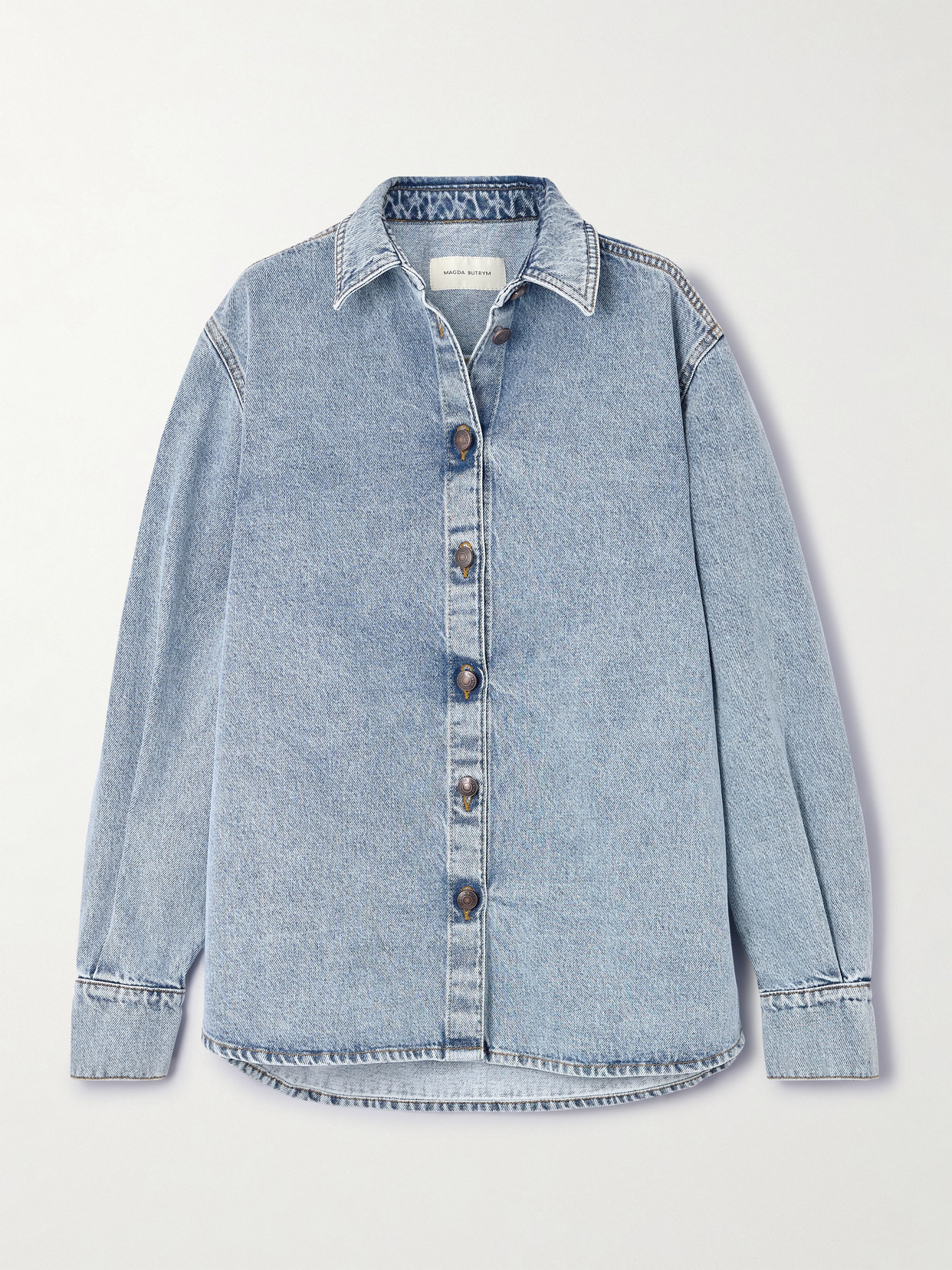 Magda Butrym Denim Shirt In Blue