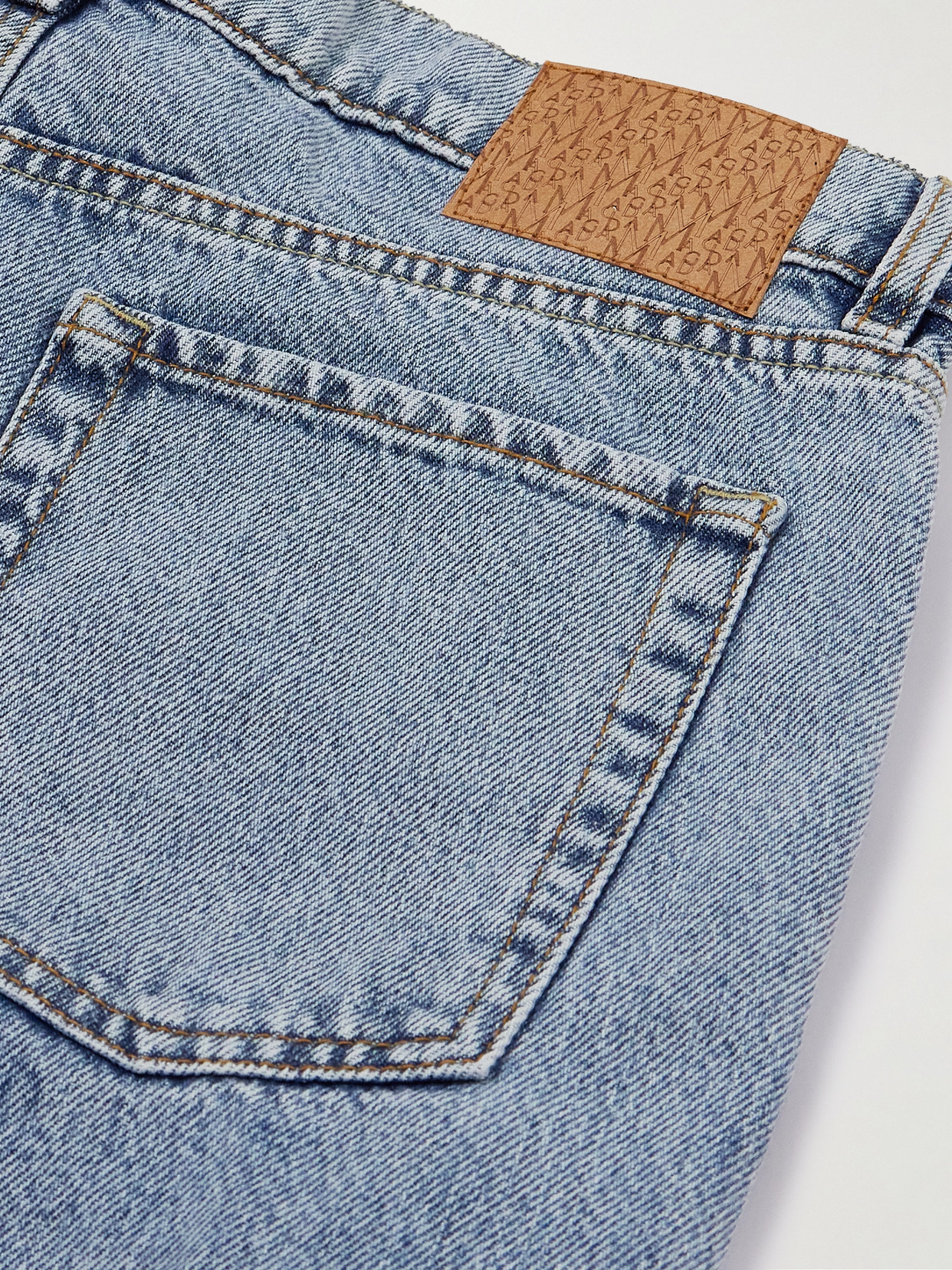 Magda Butrym Rigid Mid-rise Straight-leg Jeans In Blue