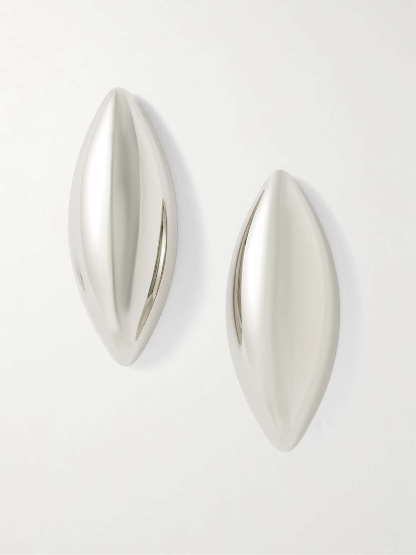 Jennifer Fisher Puffy Dagger Silver-plated Earrings