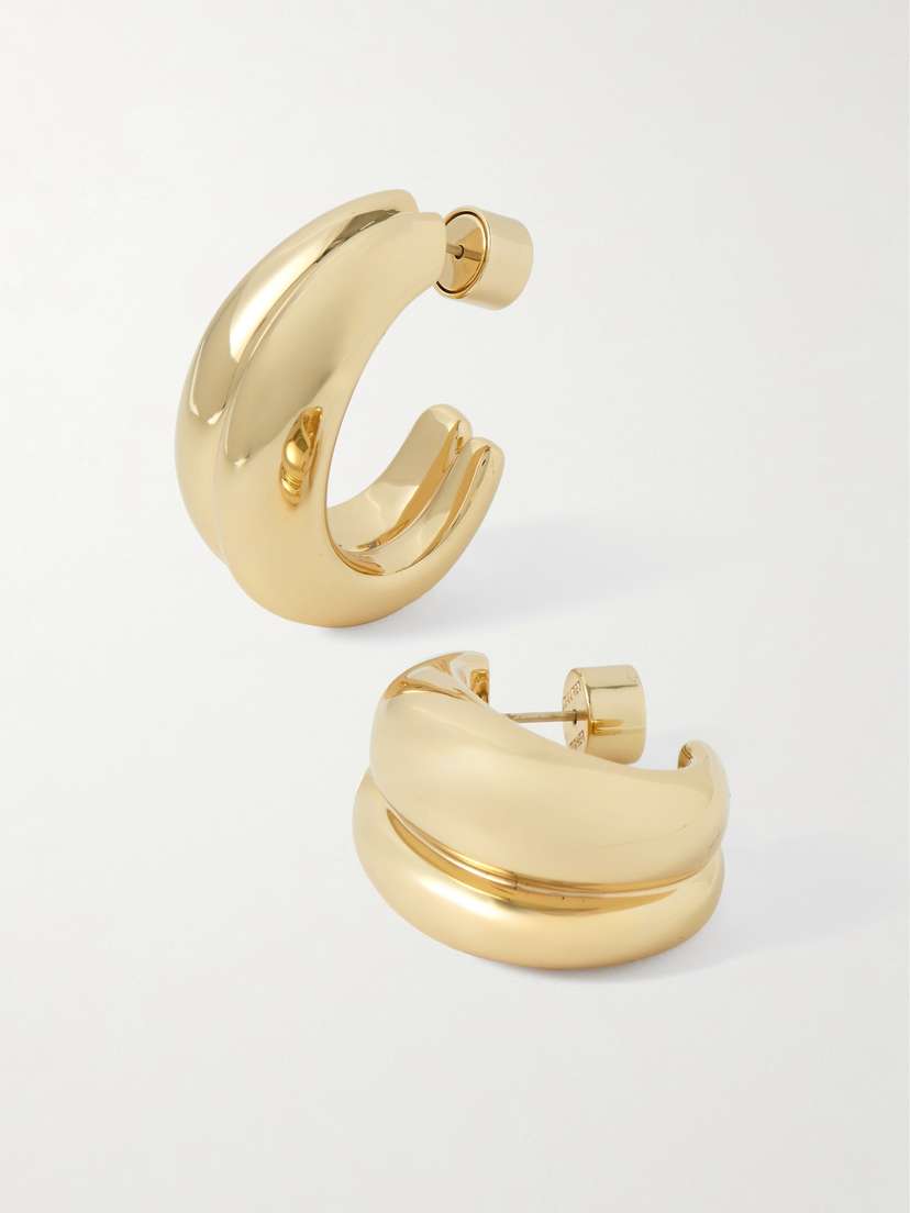 Jennifer Fisher Chavez Gold-tone Hoop Earrings