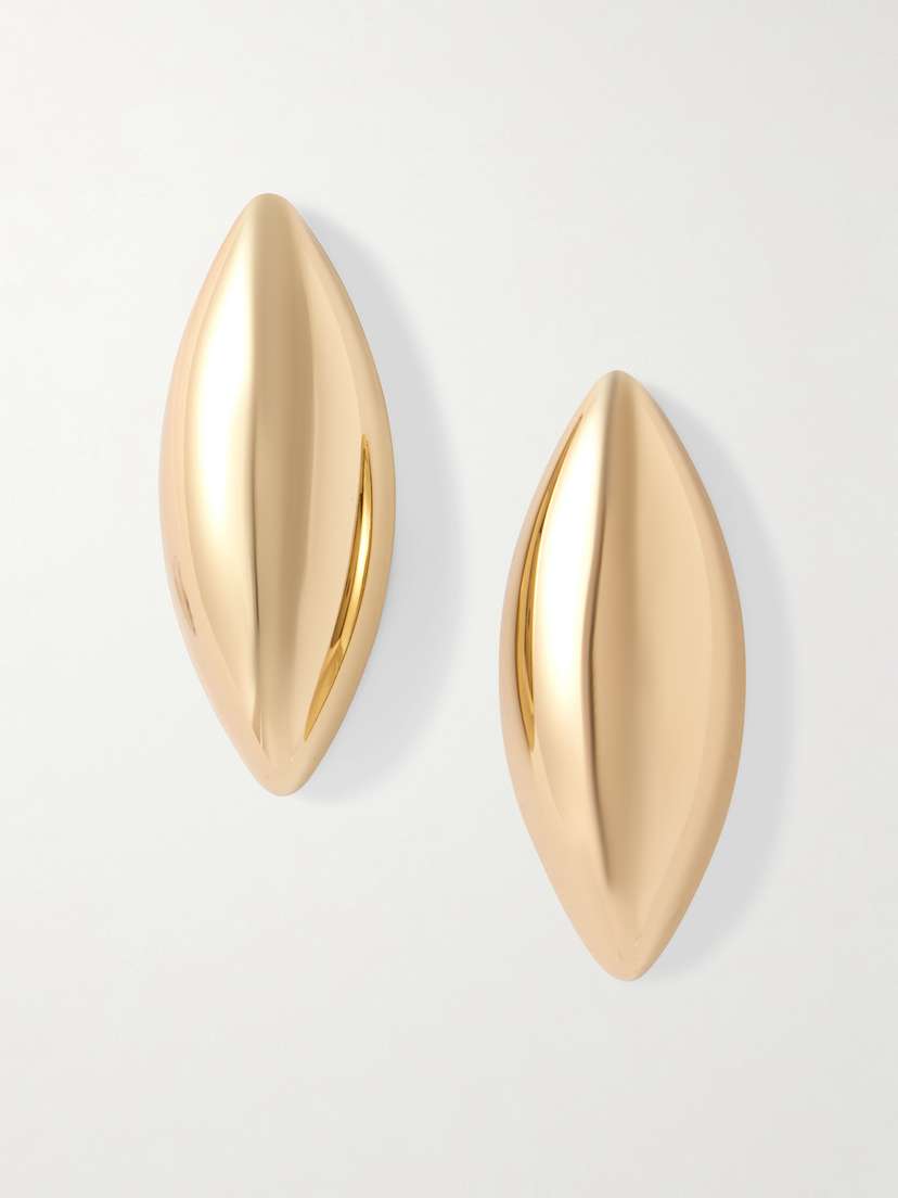 Jennifer Fisher Puffy Dagger Gold-plated Earrings