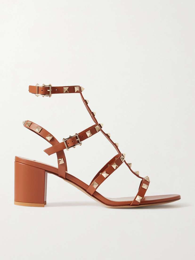 Valentino Garavani Rockstud 55 Leather Sandals