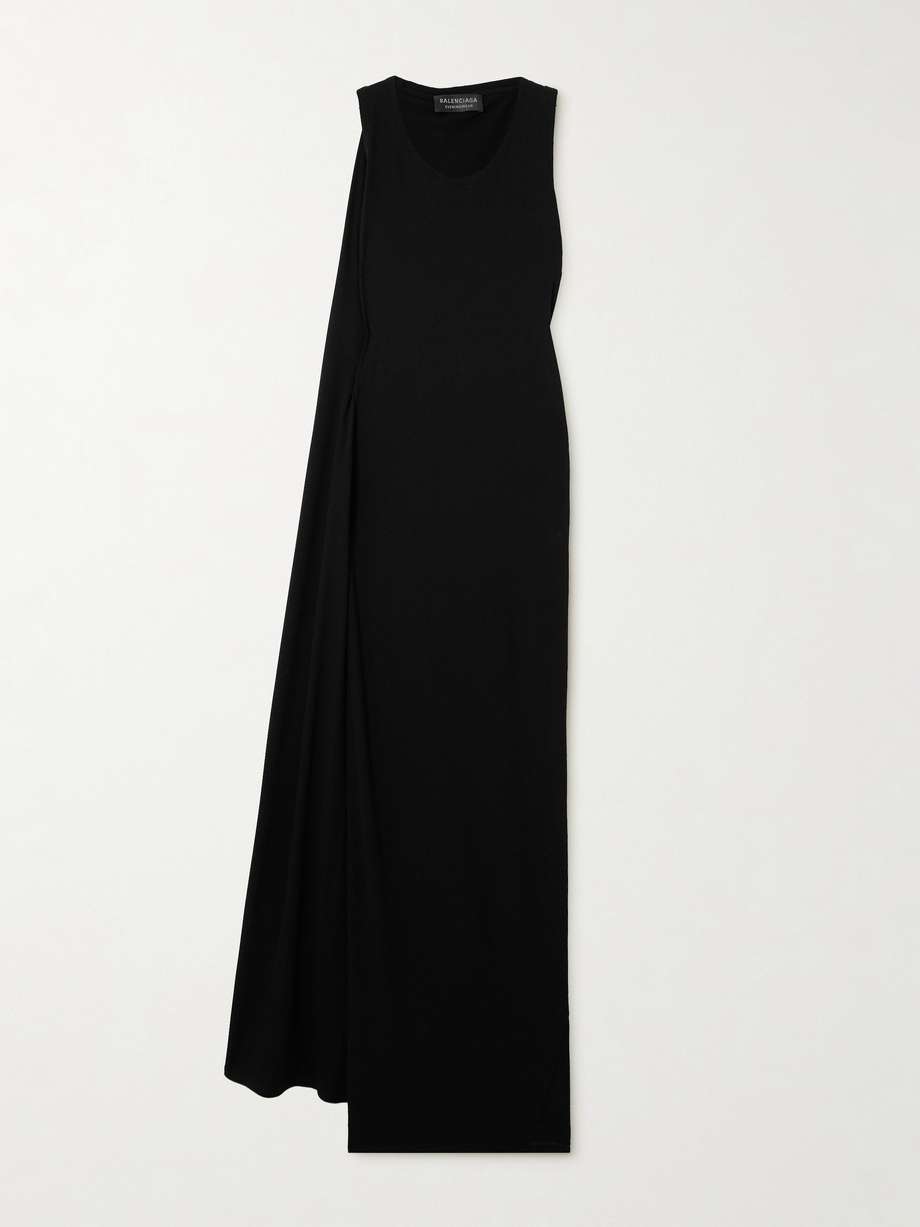 stretch-jersey gown
