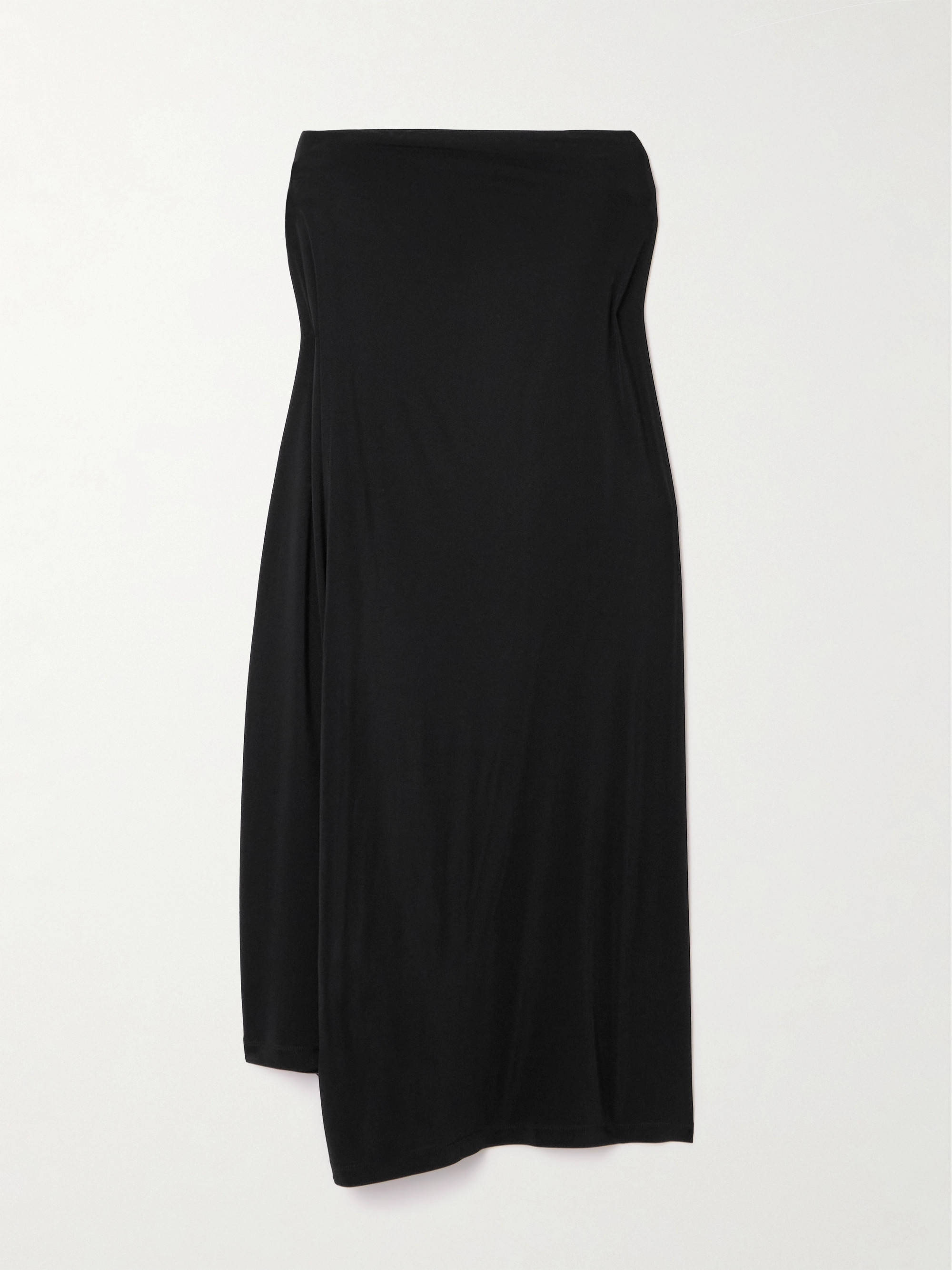 Balenciaga Strapless layered stretch-jersey dress