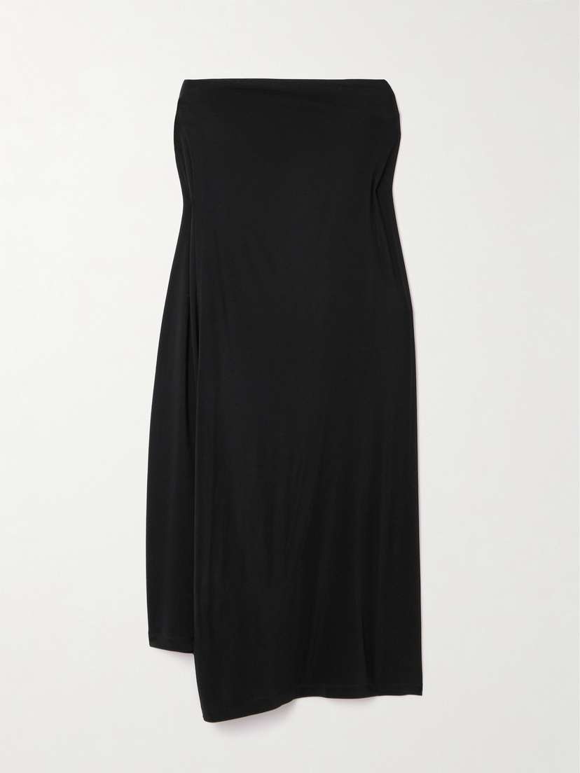 Balenciaga Strapless Layered Stretch-jersey Dress