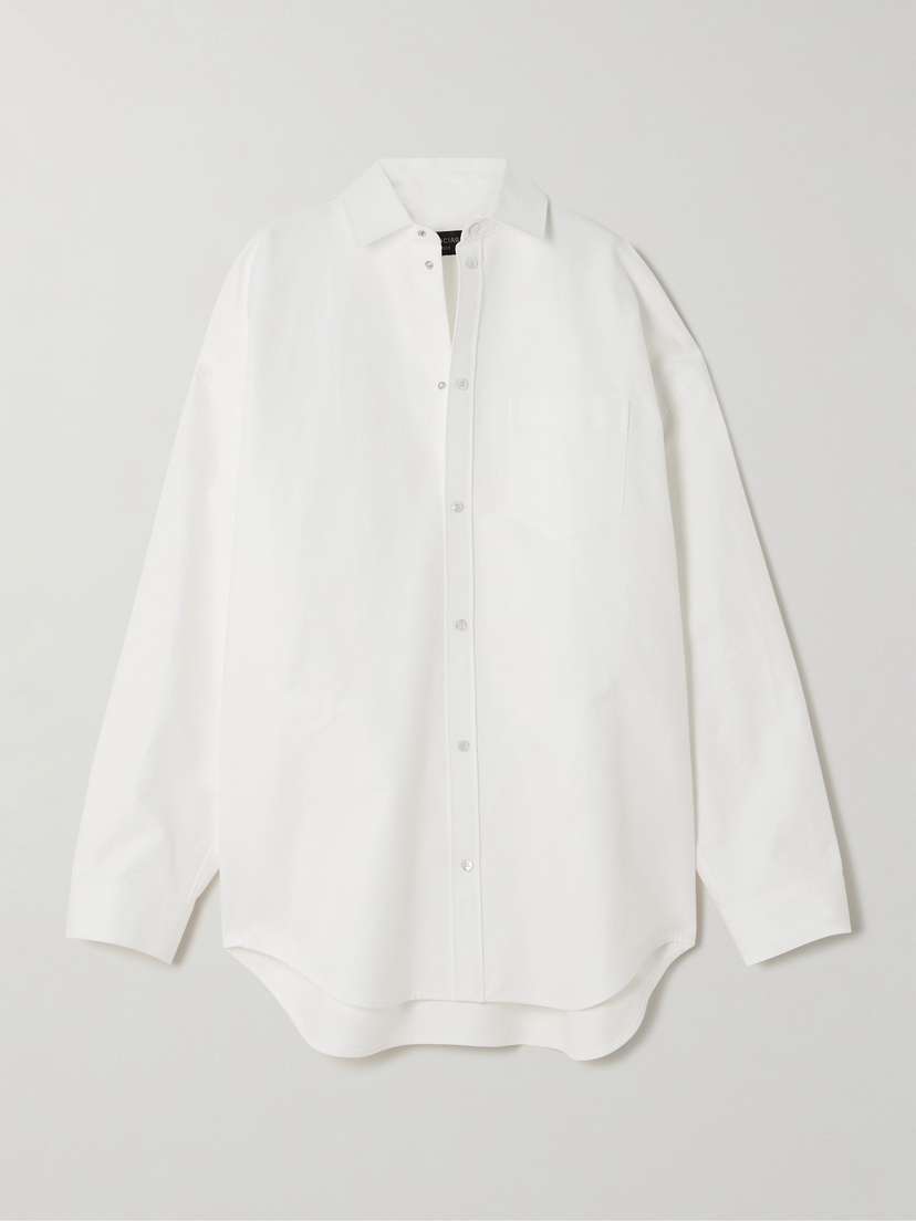 Balenciaga Oversized Cotton-poplin Shirt