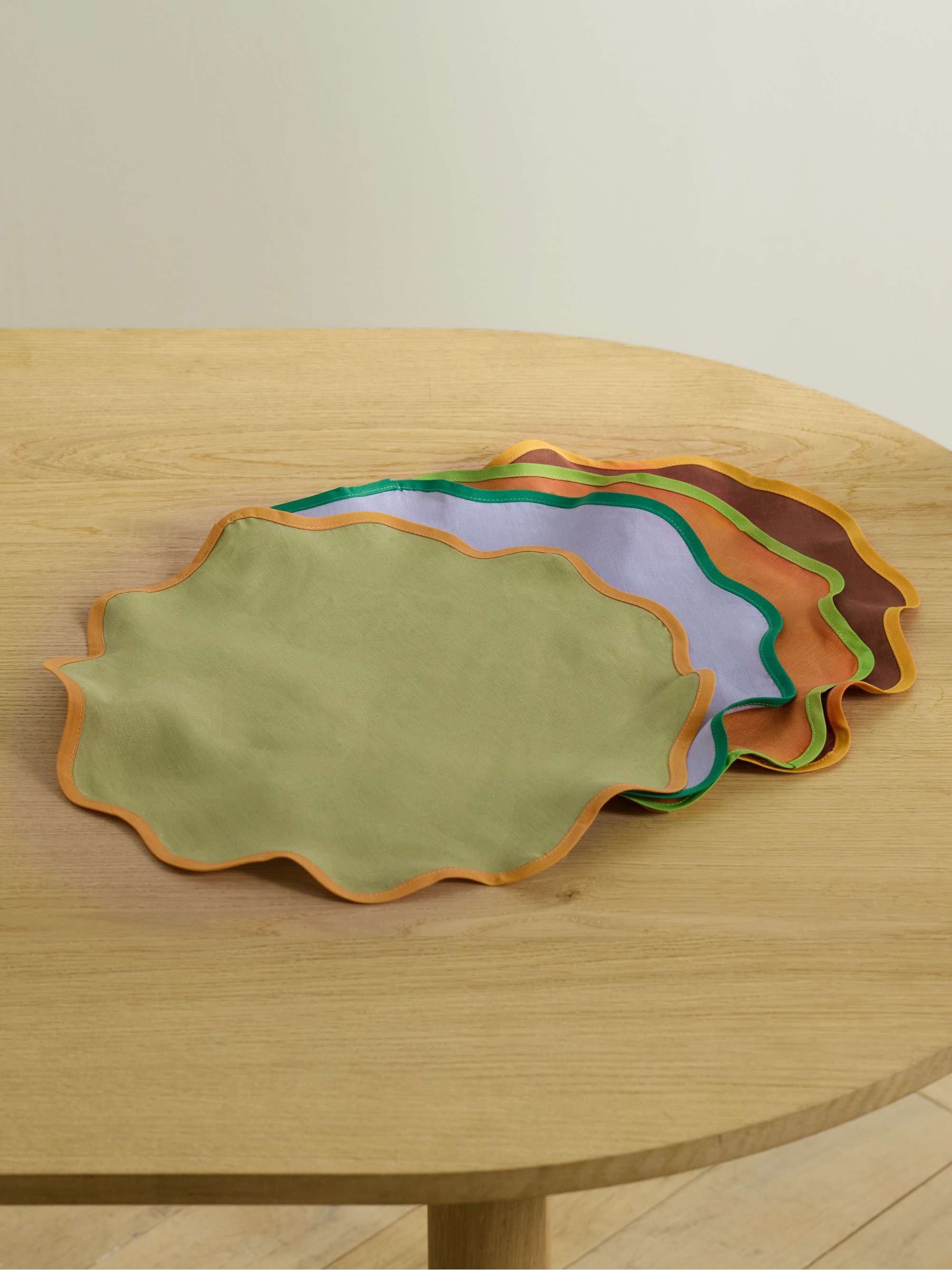LA DOUBLEJ Cloud set of four linen placemats