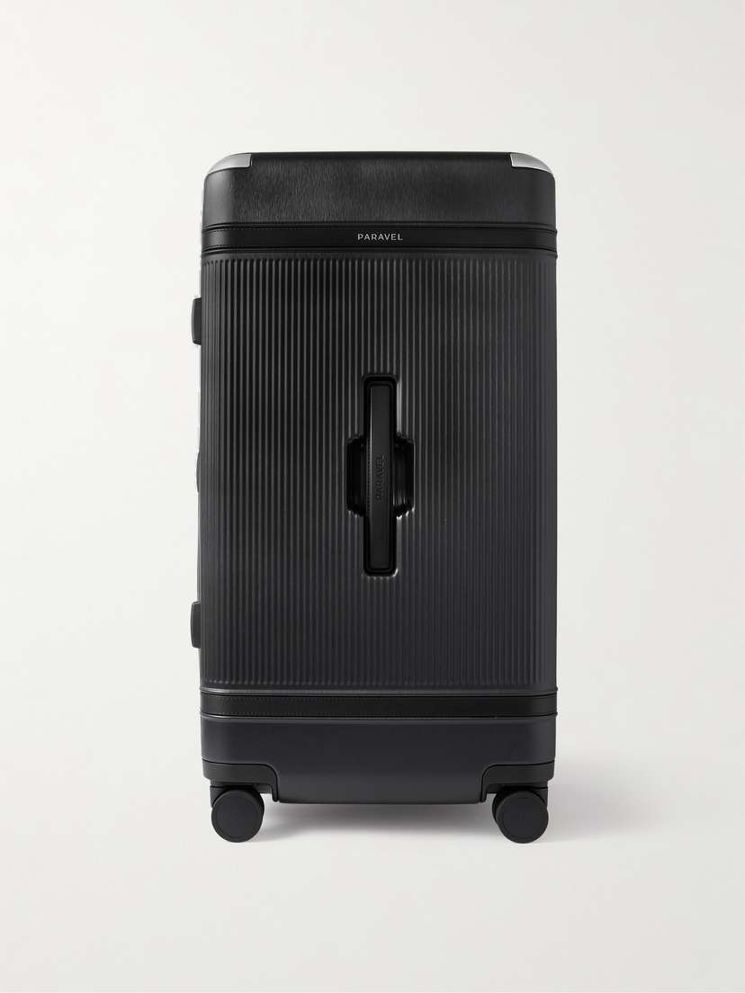 Paravel Aviator Trunk Vegan Leather-trimmed Recycled-hardshell Suitcase