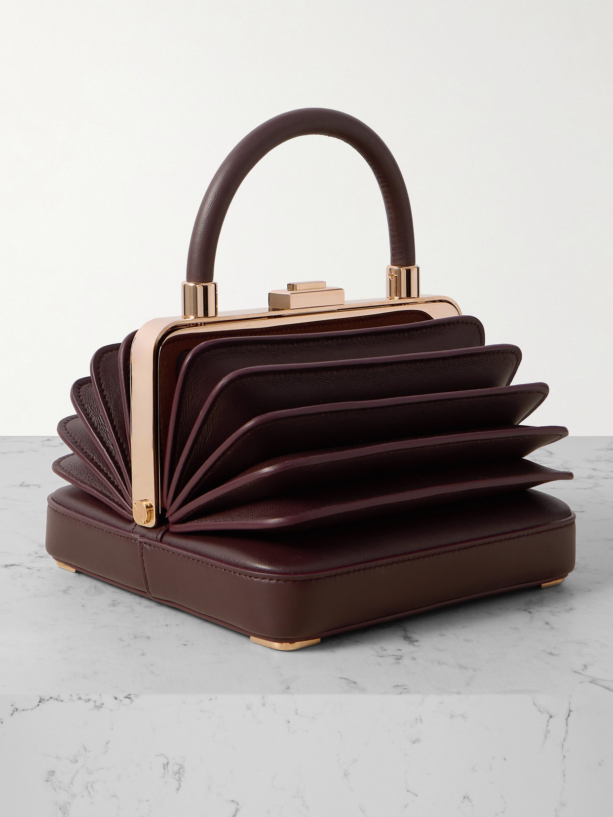 Gabriela Hearst - Diana Small Leather Tote - Burgundy