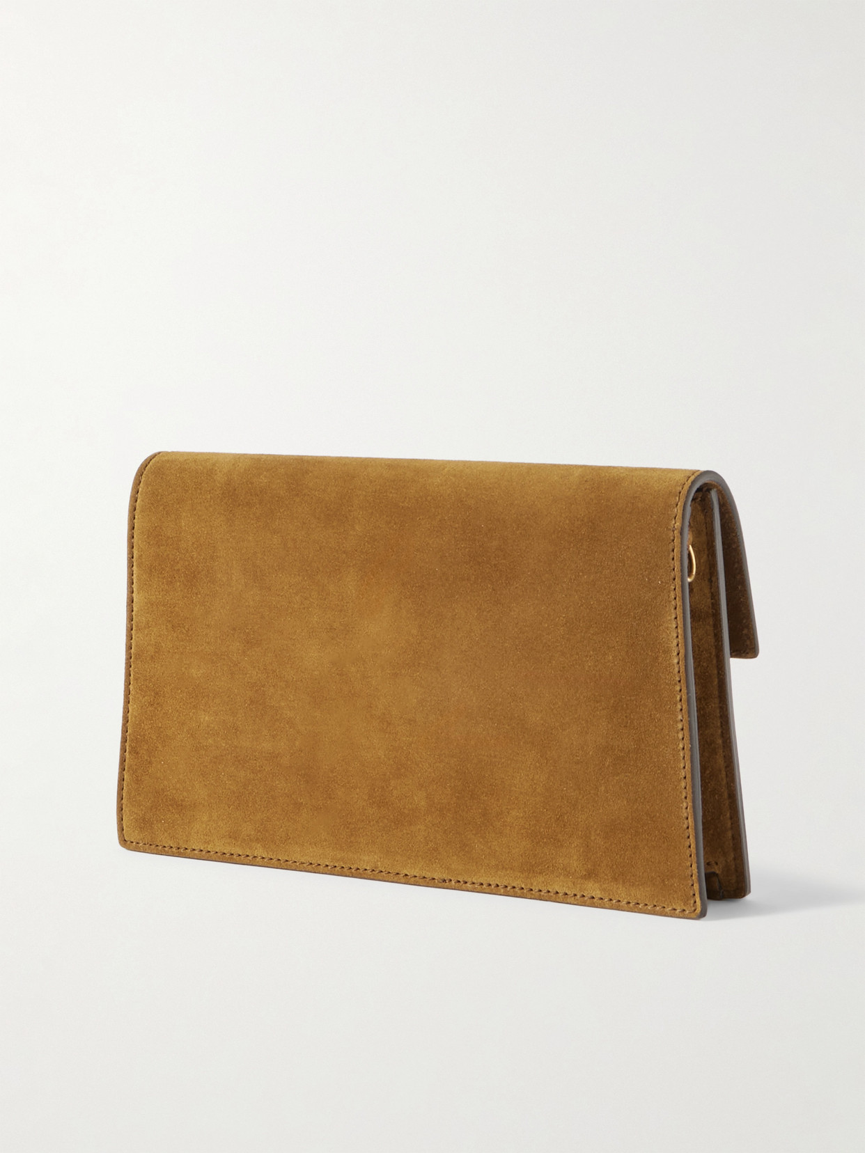 Metier Parallel 22 Small Suede Shoulder Bag In Brown
